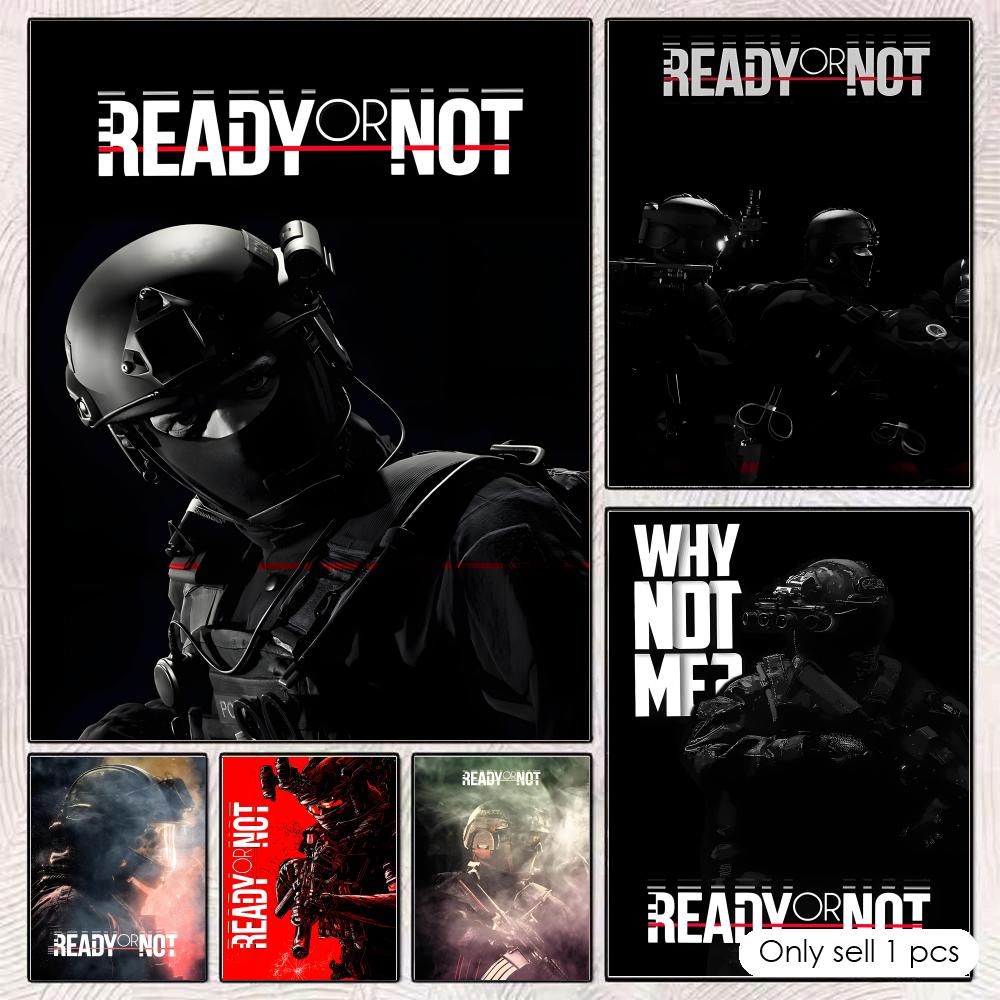 Esports Gaming Wallpaper - Affiche R-Ready or N-NotS HD, décoration