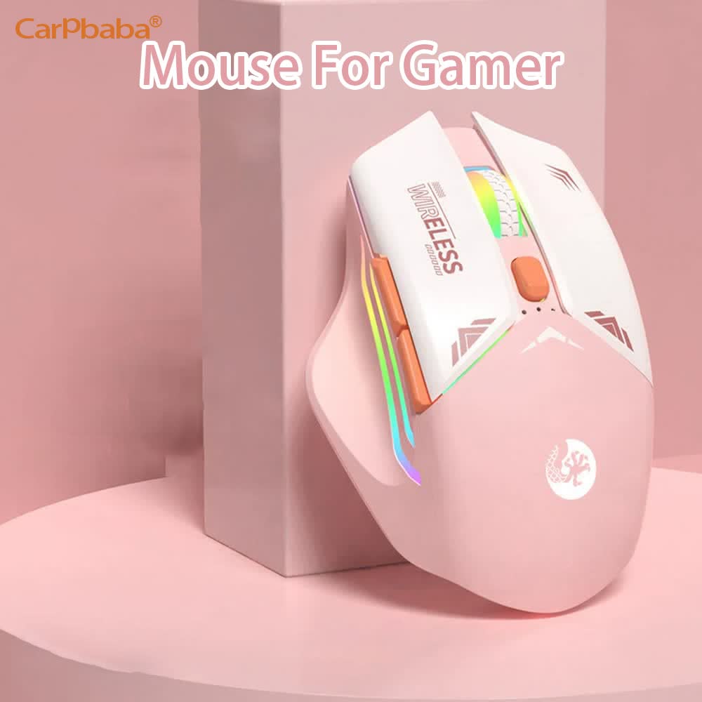 Esports Gaming Maus - Souris de jeu filaire USB rose,