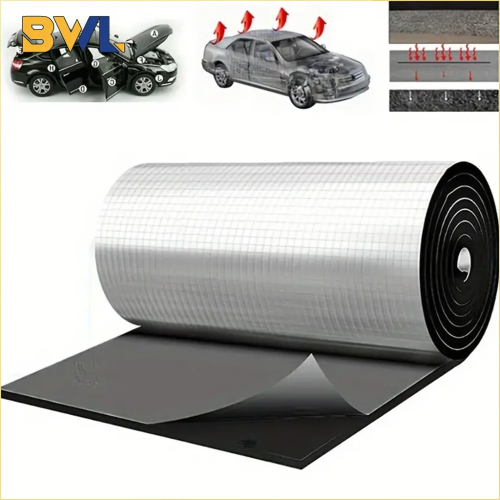 Sound Dampening Foam - Tapis d'isolation thermique insonorisant 5/10MM, isolation