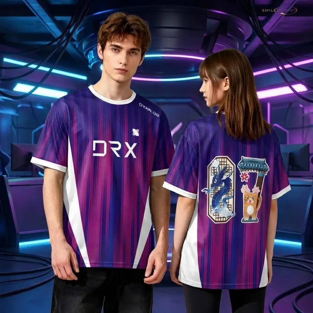 Esports Gaming Team - DRX 2026 Nouveau T-shirt d'uniforme d'équipe