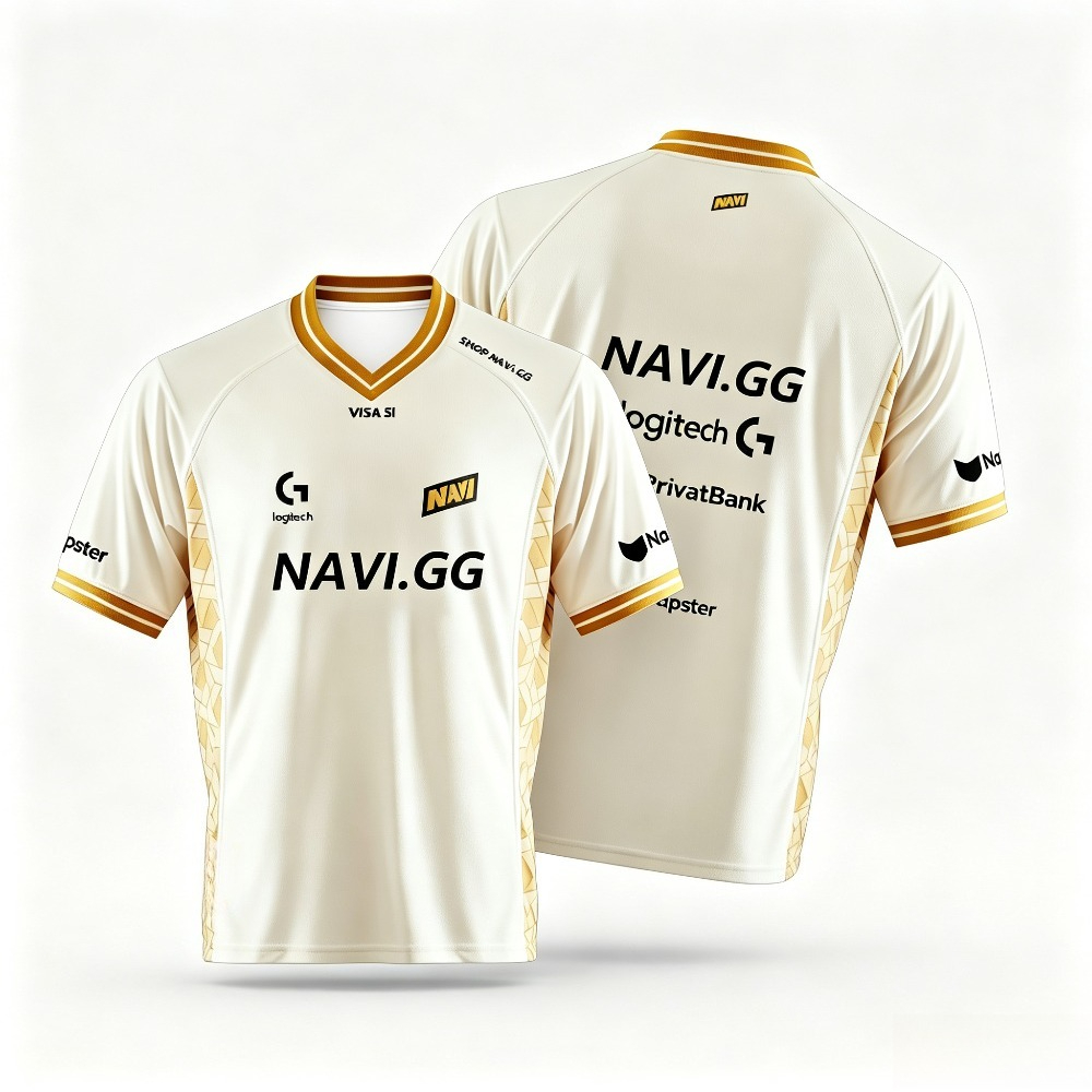 Esports Gaming Team - T-shirt d'équipe d'e-sport NAVI GG pour