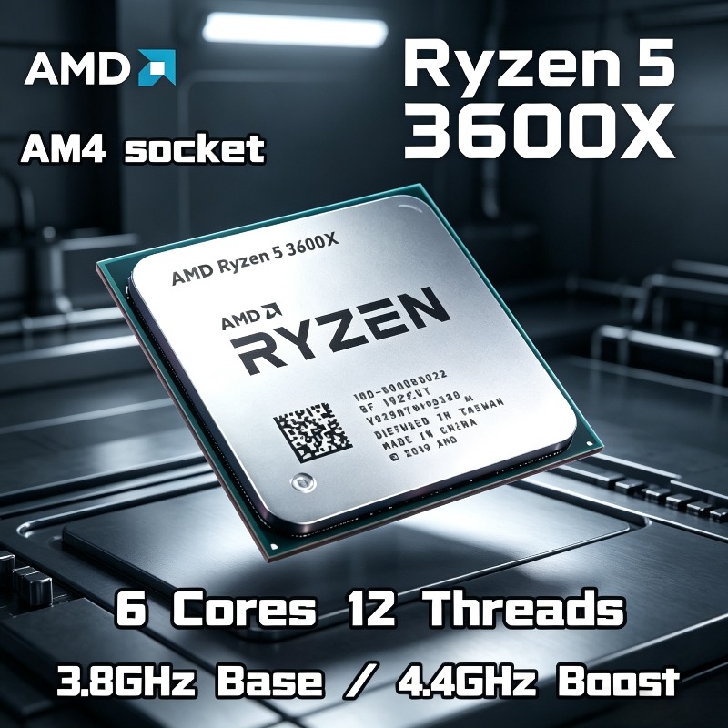 100% Neuf AMD Ryzen 5 3600X 3, - Amd Cpu Ryzen 5 avis et prix