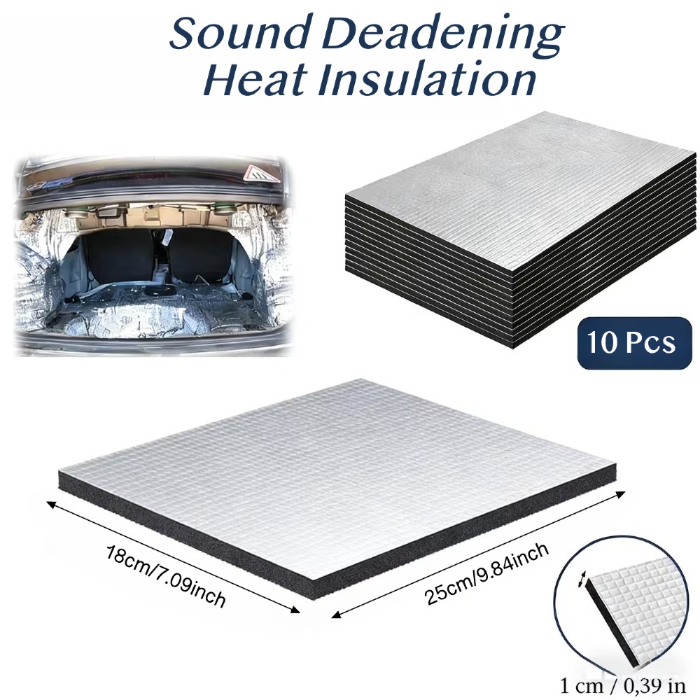 Lot de 10 tapis insonorisants  - Sound Dampening Foam avis et prix