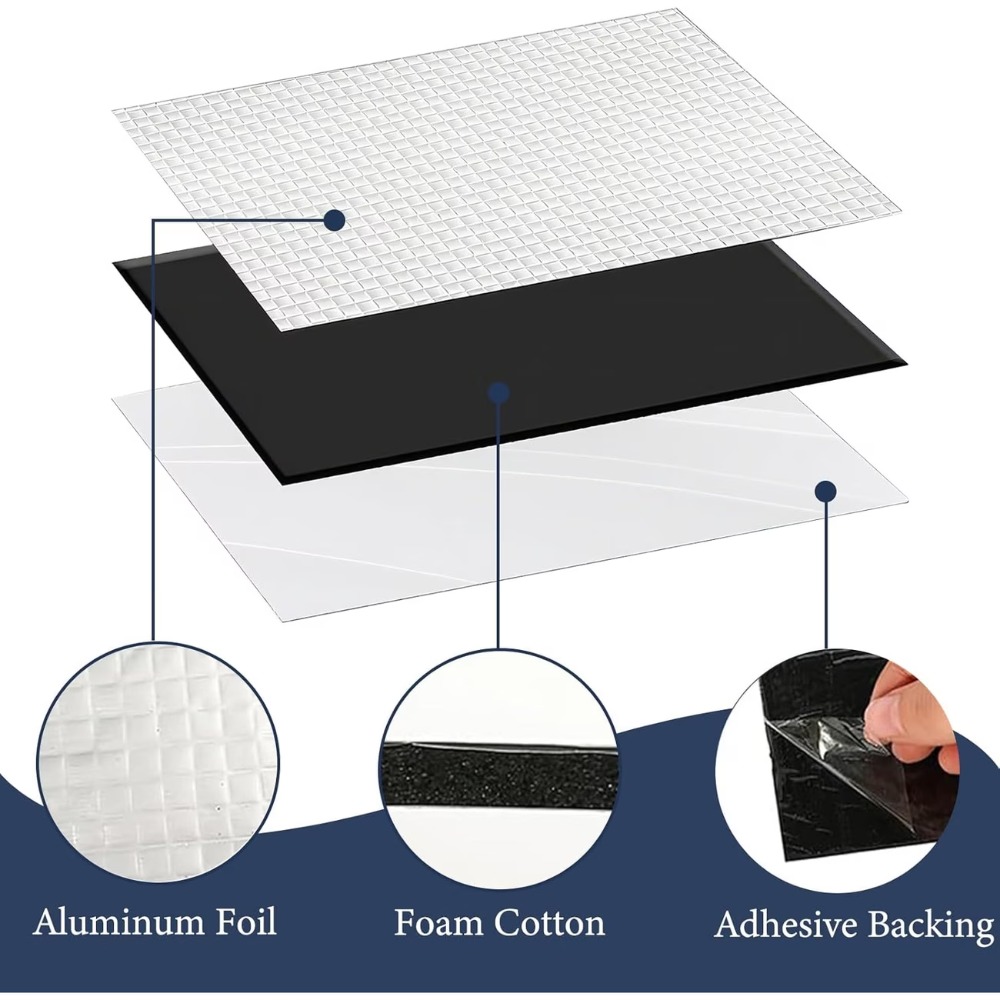Lot de 10 tapis insonorisants  - Sound Dampening Foam avis et prix