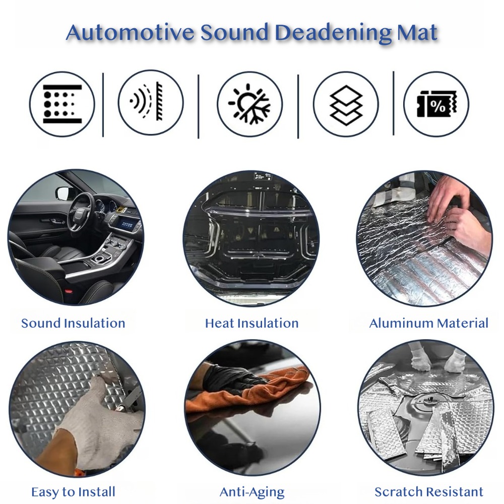 Lot de 10 tapis insonorisants  - Sound Dampening Foam avis et prix