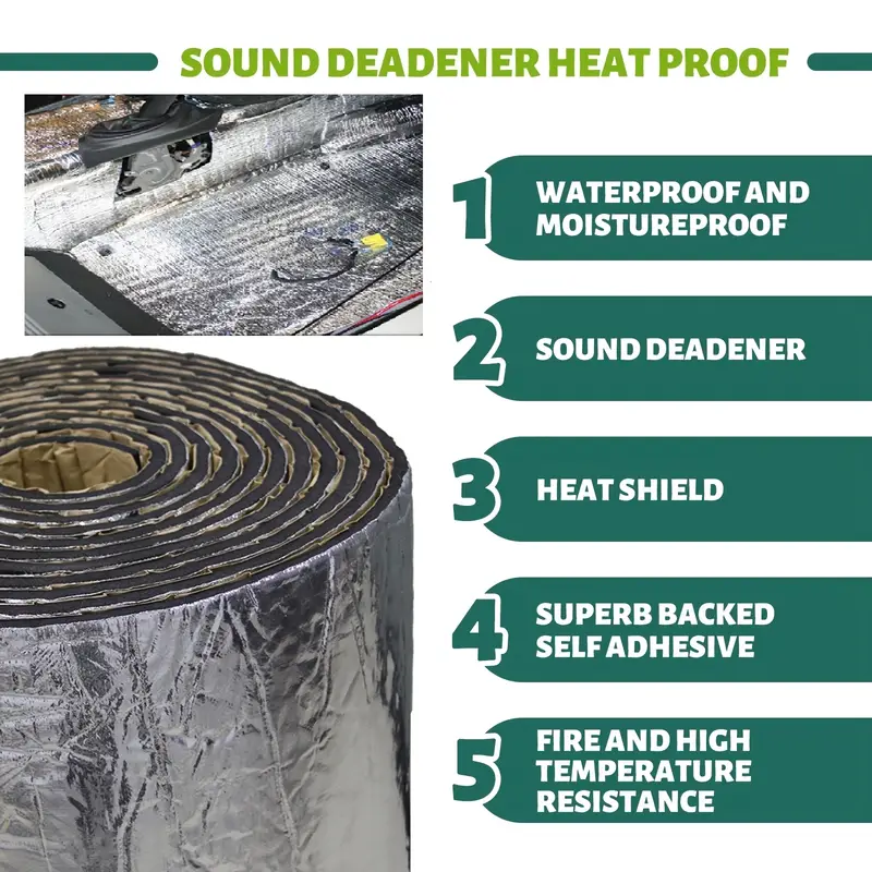 Tapis sonore de voiture 2000x5 - Sound Dampening Foam avis et prix