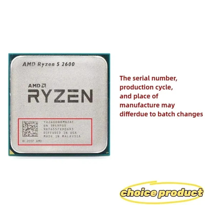 Processeur AMD Ryzen 5 2600 d' - Amd Cpu Ryzen 5 avis et prix