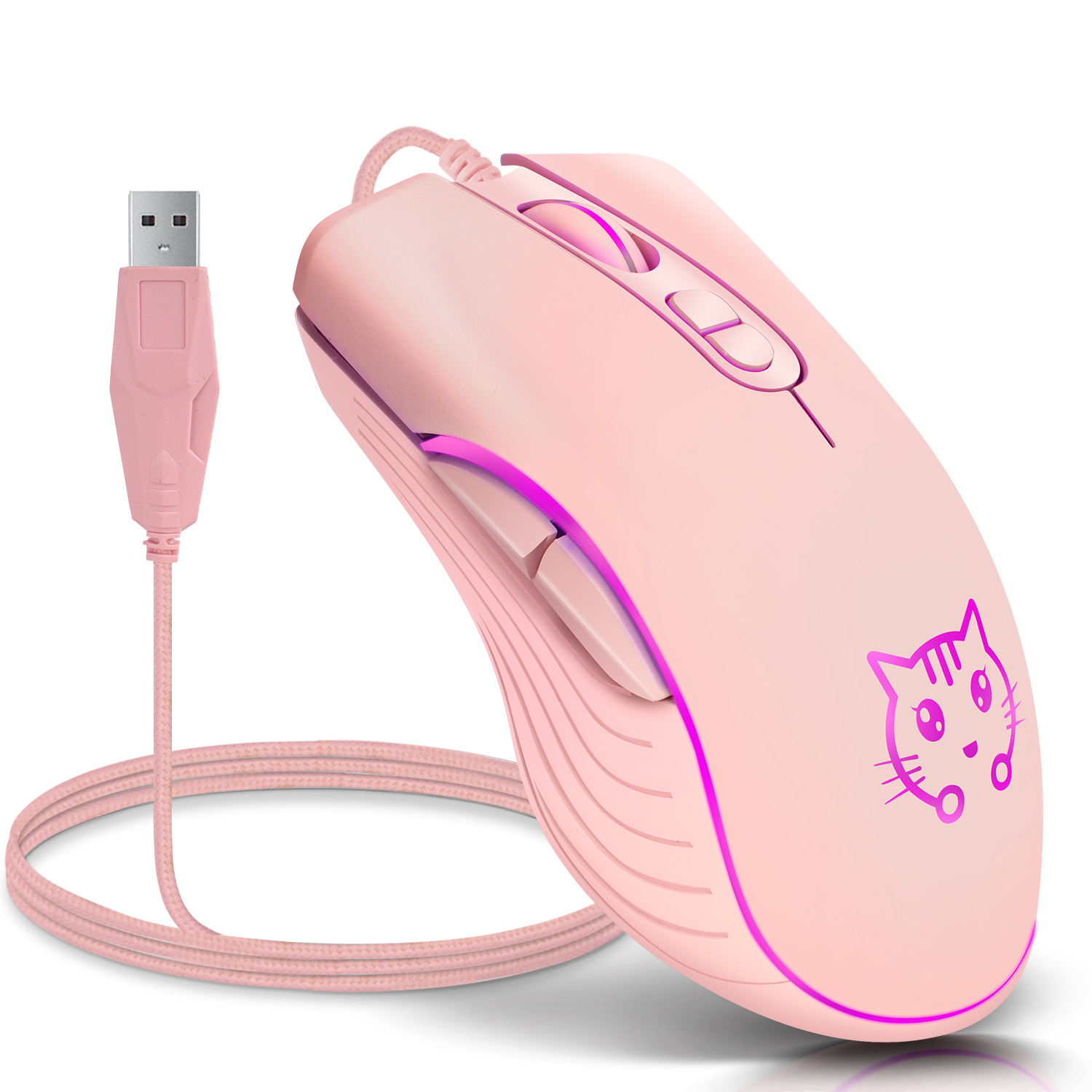 Souris de jeu filaire USB rose - Esports Gaming Maus avis et prix