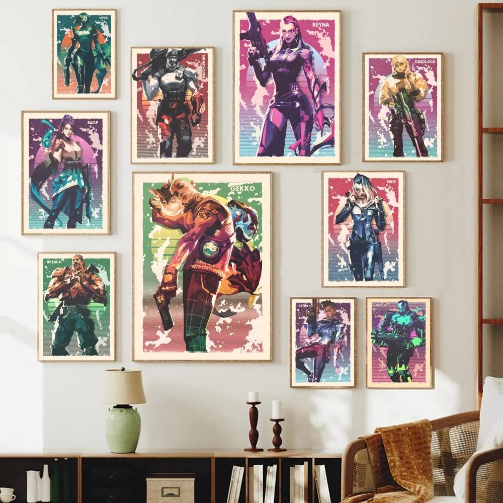 Affiche murale colorée à textu - Esports Gaming Wallpaper avis et prix