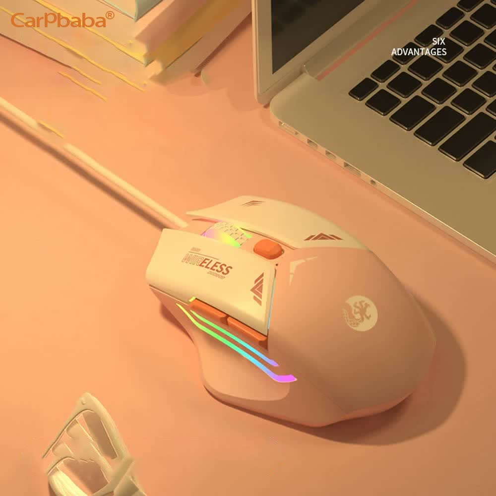 Souris de jeu filaire USB rose - Esports Gaming Maus avis et prix