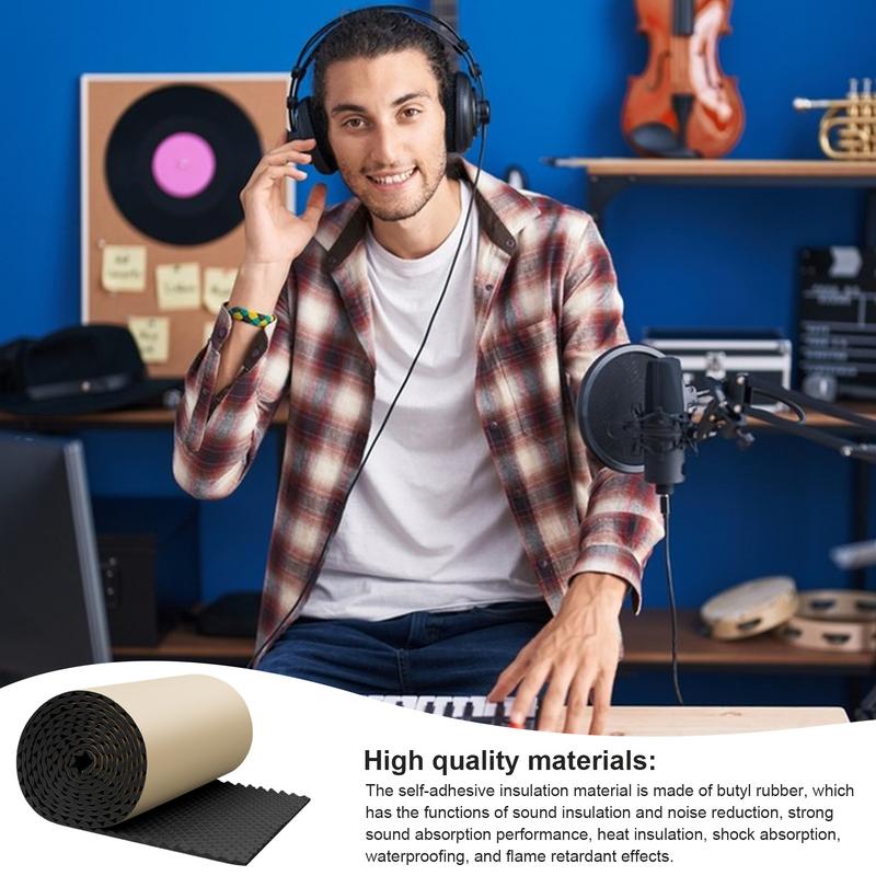 Panneaux acoustiques auto-adhé - Sound Dampening Foam avis et prix