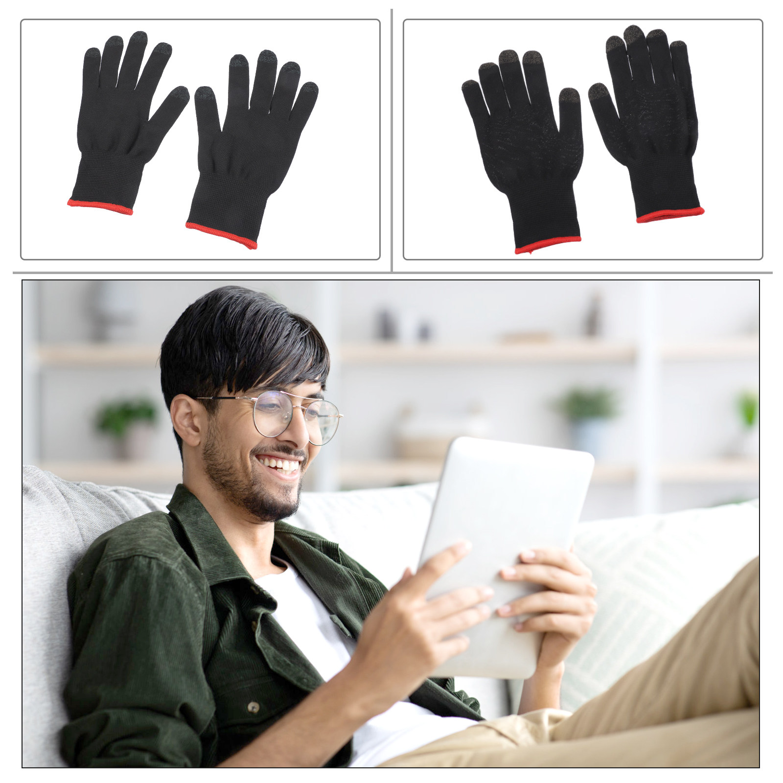 2 paires de gants d'hiver tact - Esports Gaming Gloves avis et prix